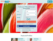 Tablet Screenshot of datingbuzz.co.za
