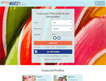 Tablet Screenshot of datingbuzz.co.nz