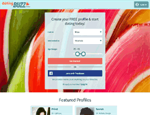 Tablet Screenshot of in.datingbuzz.com