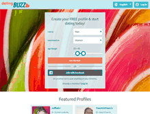 Tablet Screenshot of datingbuzz.com